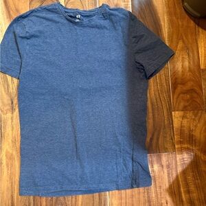 H&M Men's Heather Blue Short Sleeve Tee